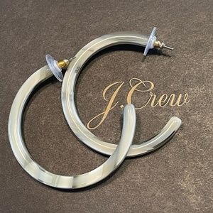 Brushed Green Hoops by J.Crew